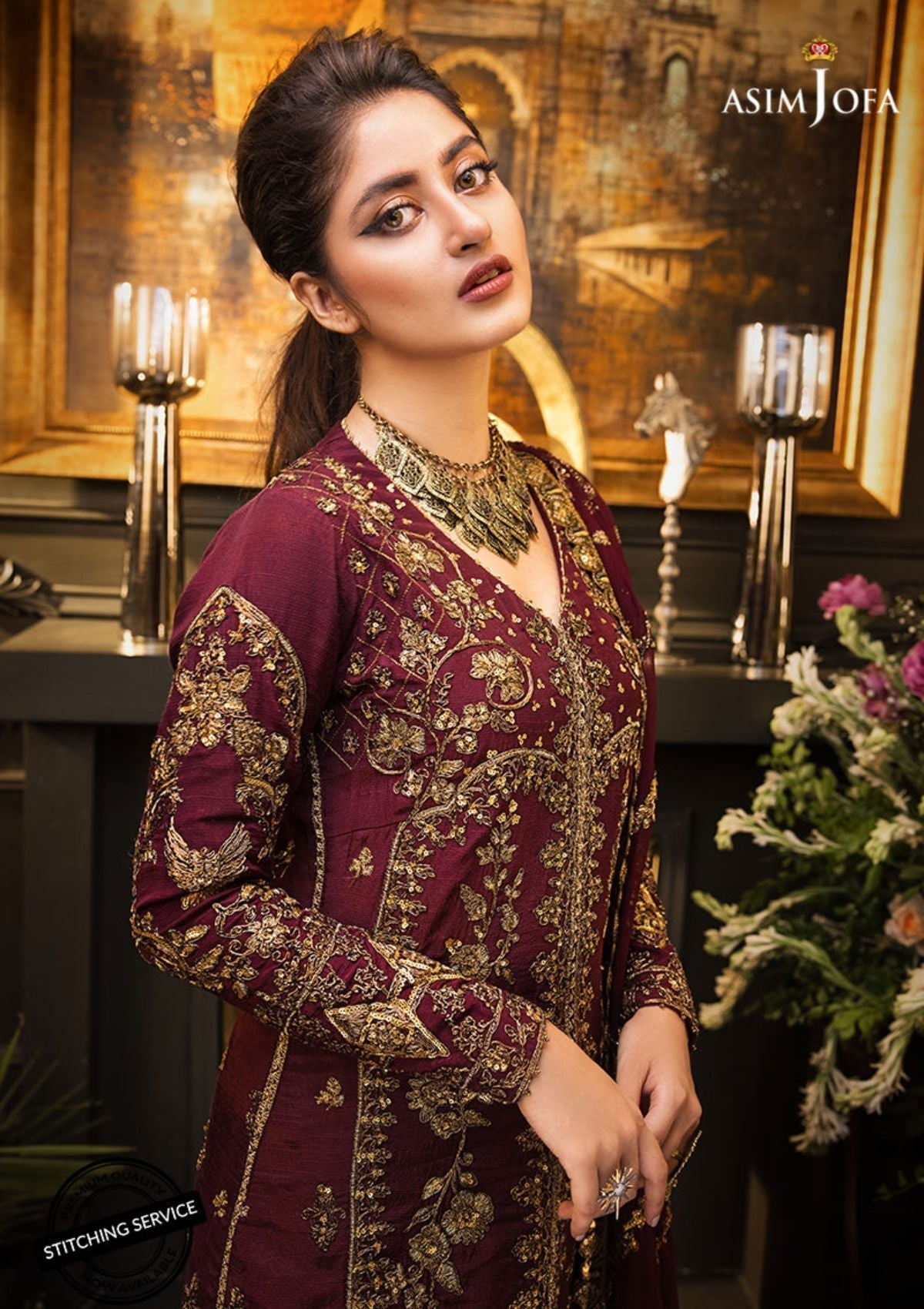 Formal Dress - Asim jofa - Jaan-E-Adaa - AJSE#2 available at Saleem Fabrics Traditions