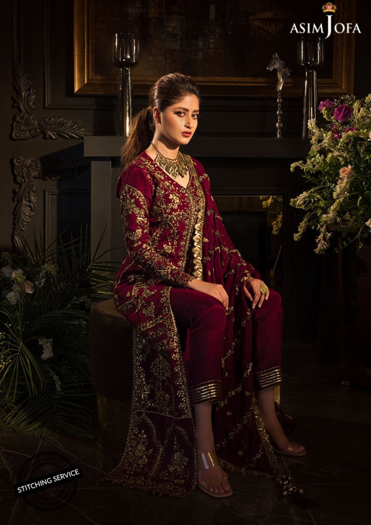 Formal Dress - Asim jofa - Jaan-E-Adaa - AJSE#2 available at Saleem Fabrics Traditions