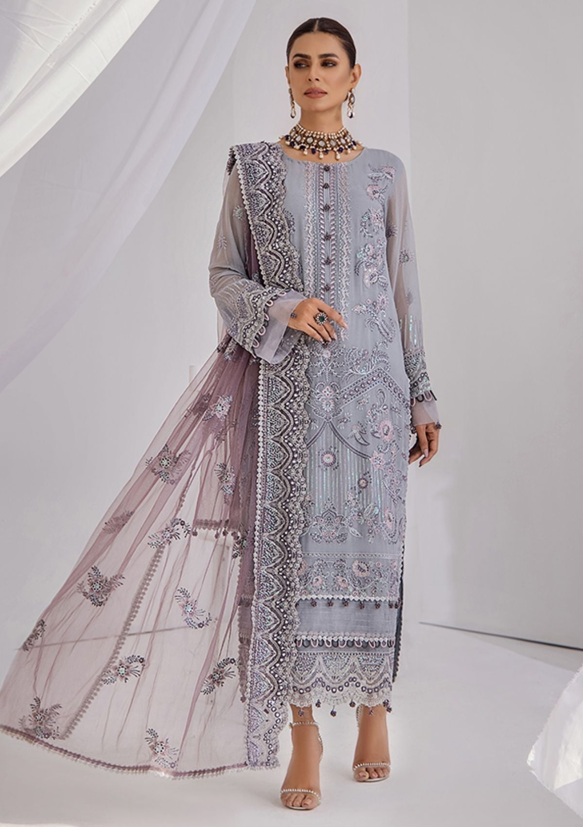 Formal Dress - Awwal - Ibtidaa - D#6 available at Saleem Fabrics Traditions