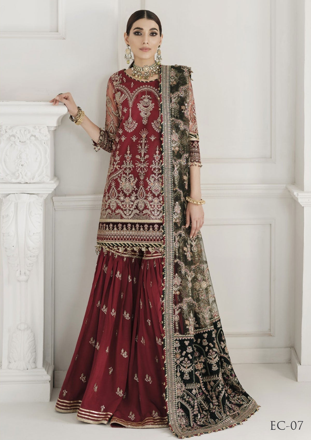 Formal Dress - Baroque - Chantelle - Festive - V10 - EC#07 available at Saleem Fabrics Traditions