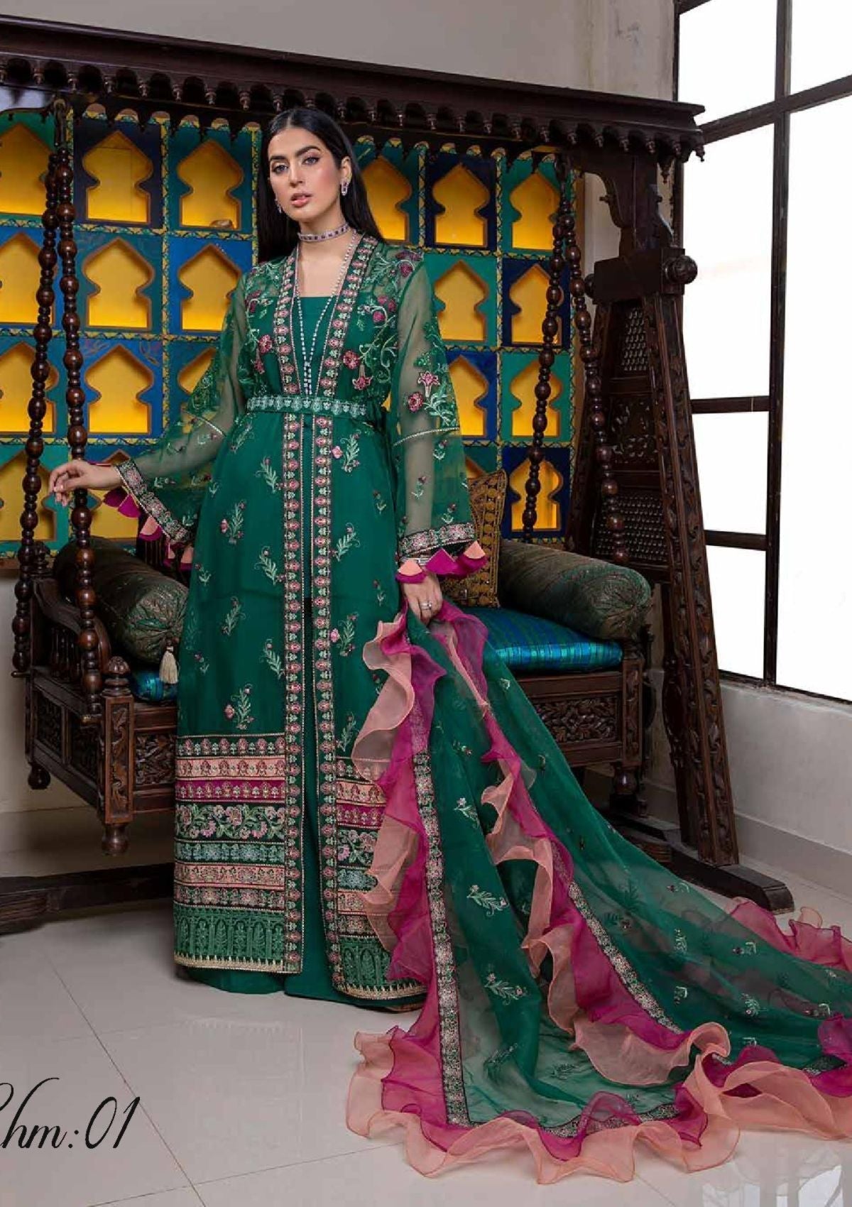 Formal Dress - Charizma - Chimmer -Vol1 - CHM#01 available at Saleem Fabrics Traditions