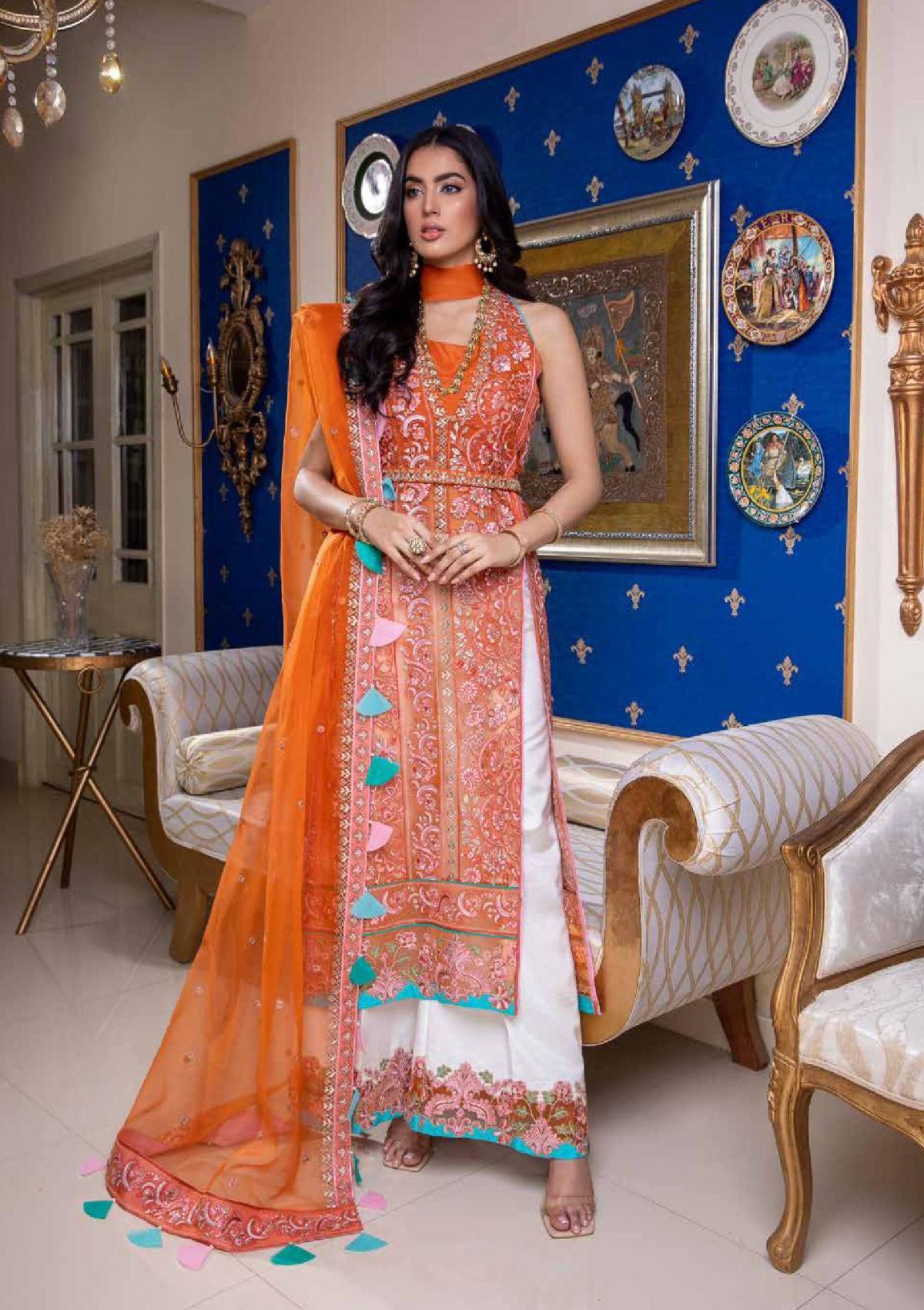 Formal Dress - Charizma - Chimmer -Vol1 - CHM#05 available at Saleem Fabrics Traditions