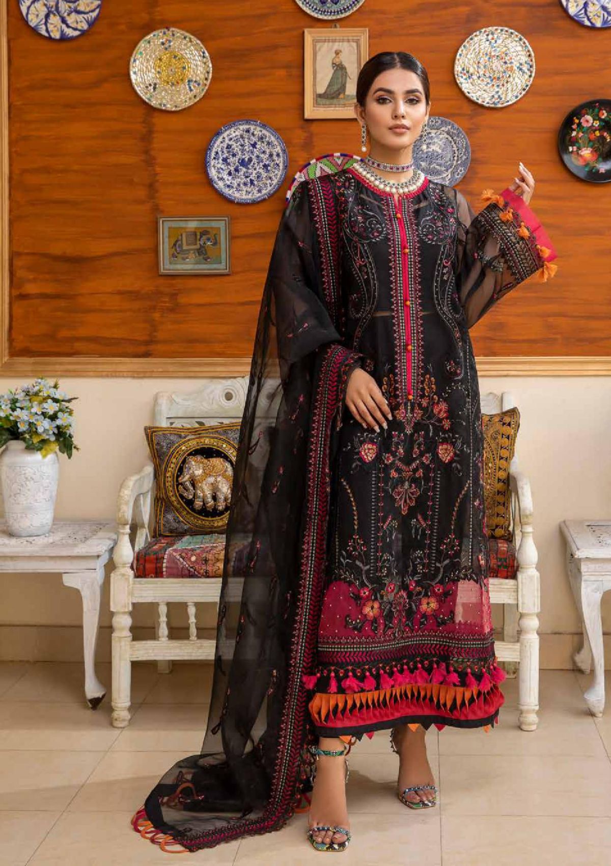 Formal Dress - Charizma - Chimmer -Vol1 - CHM#07 available at Saleem Fabrics Traditions