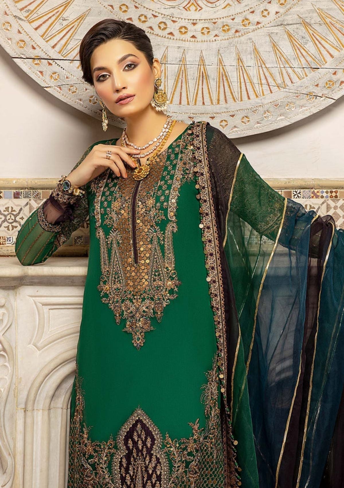 Formal Dress - Charizma - Dastan-e-Jashan V01 - DJ#01 available at Saleem Fabrics Traditions