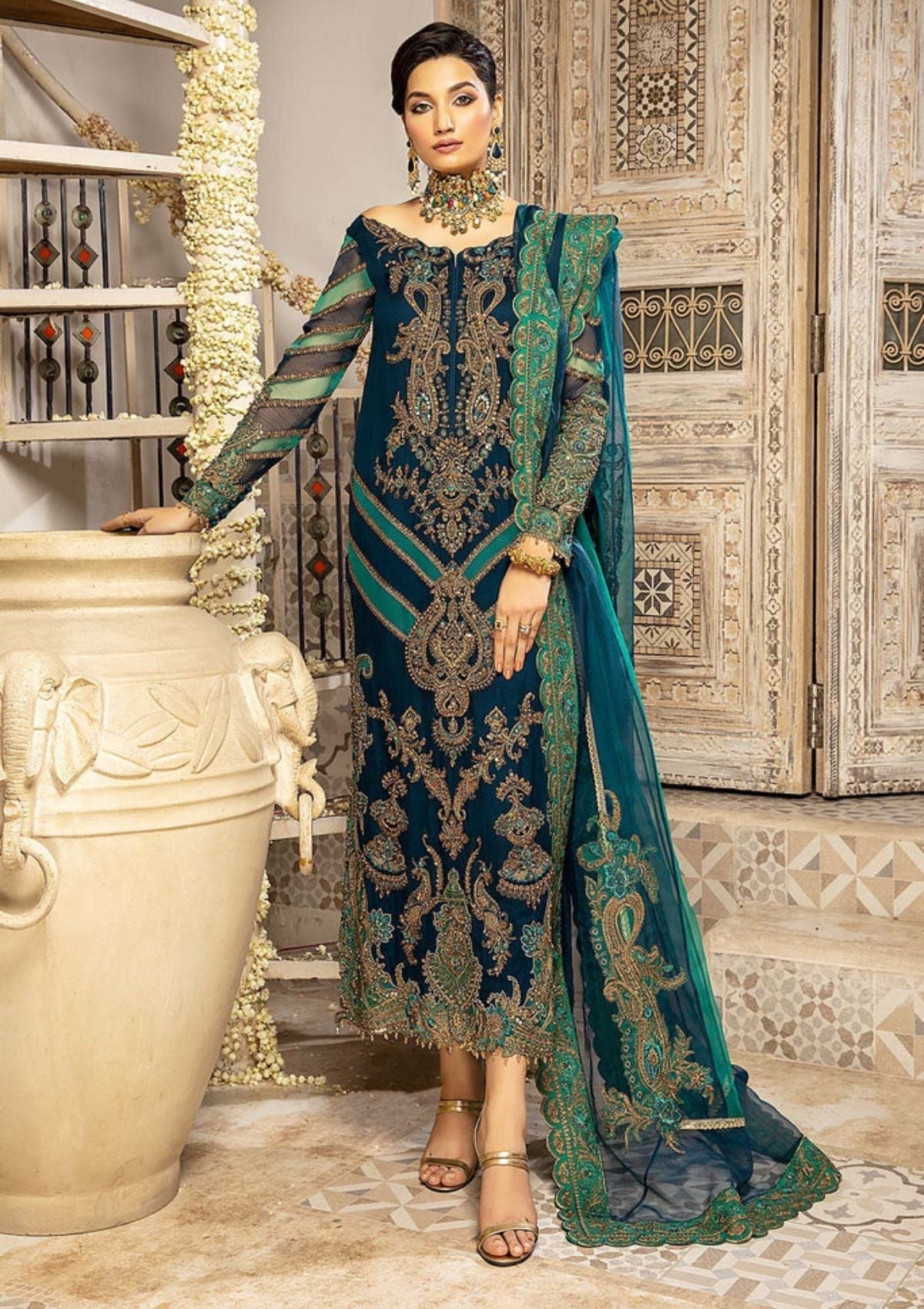 Formal Dress - Charizma - Dastan-e-Jashan V01 - DJ#03 available at Saleem Fabrics Traditions