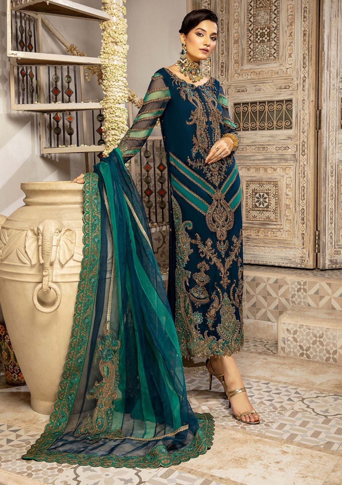 Formal Dress - Charizma - Dastan-e-Jashan V01 - DJ#03 available at Saleem Fabrics Traditions