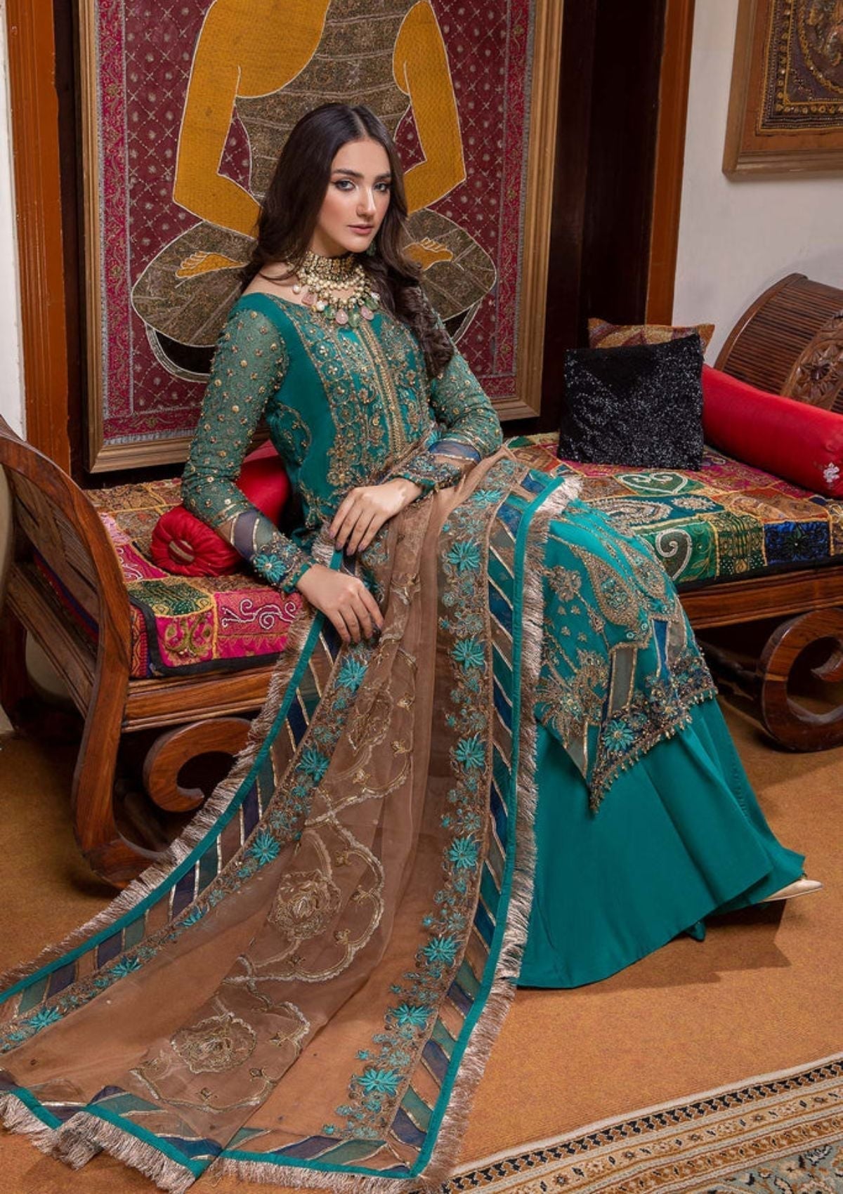 Formal Dress - Charizma - Dastan-e-Jashan V01 - DJ#06 available at Saleem Fabrics Traditions