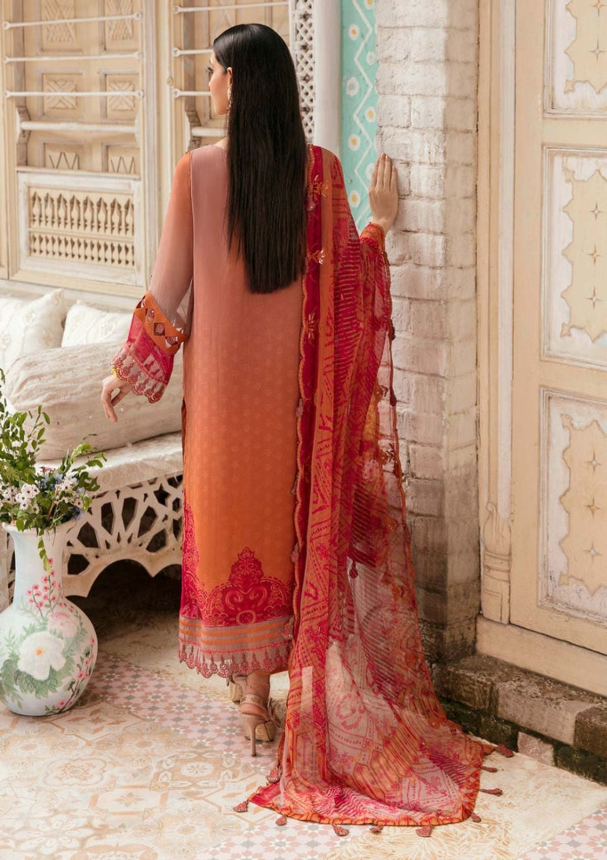 Formal Dress - Charizma - Vasl - Chiffon - V02 - VSL#12 available at Saleem Fabrics Traditions