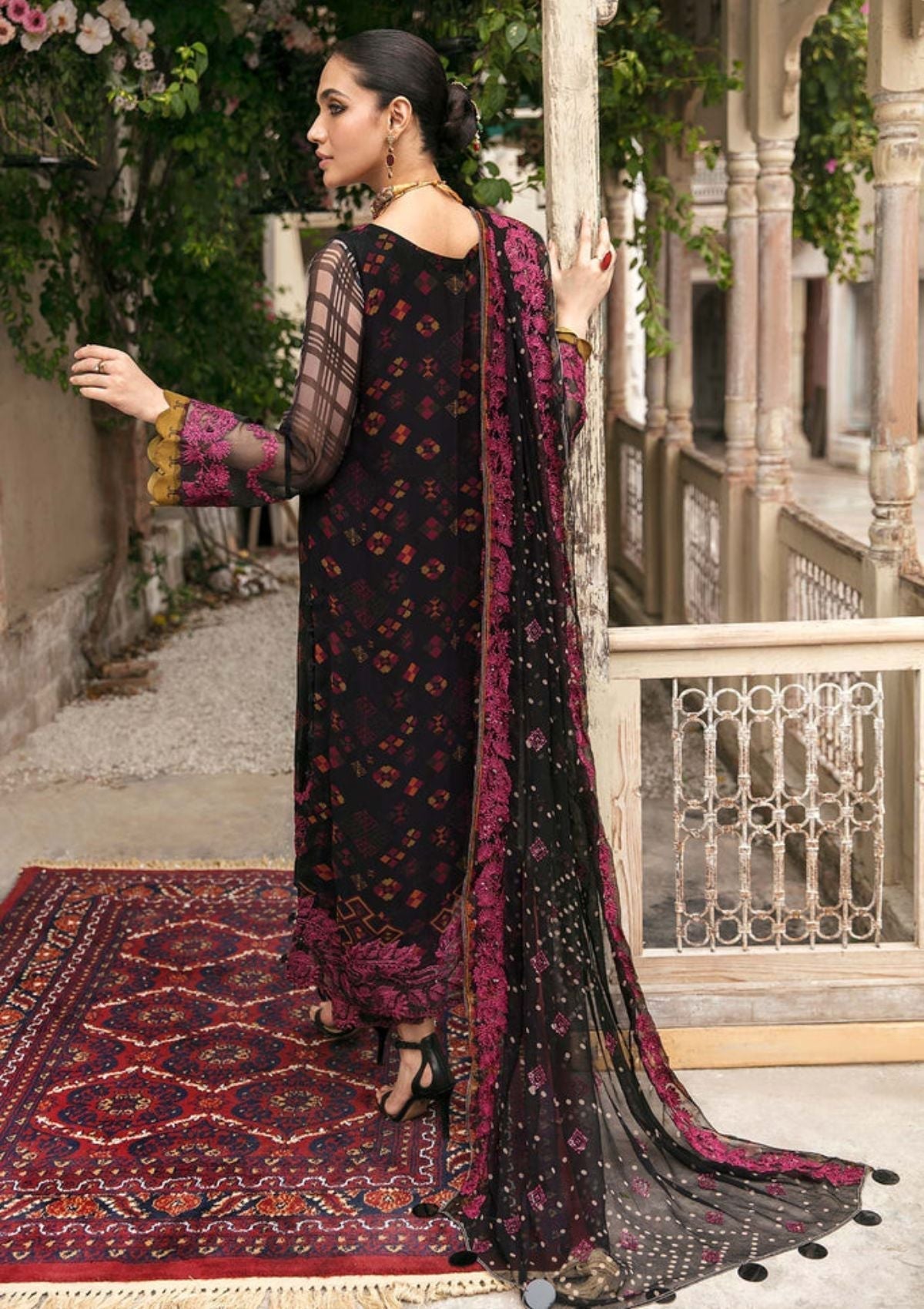 Formal Dress - Charizma - Vasl - Chiffon - V02 - VSL#16 available at Saleem Fabrics Traditions