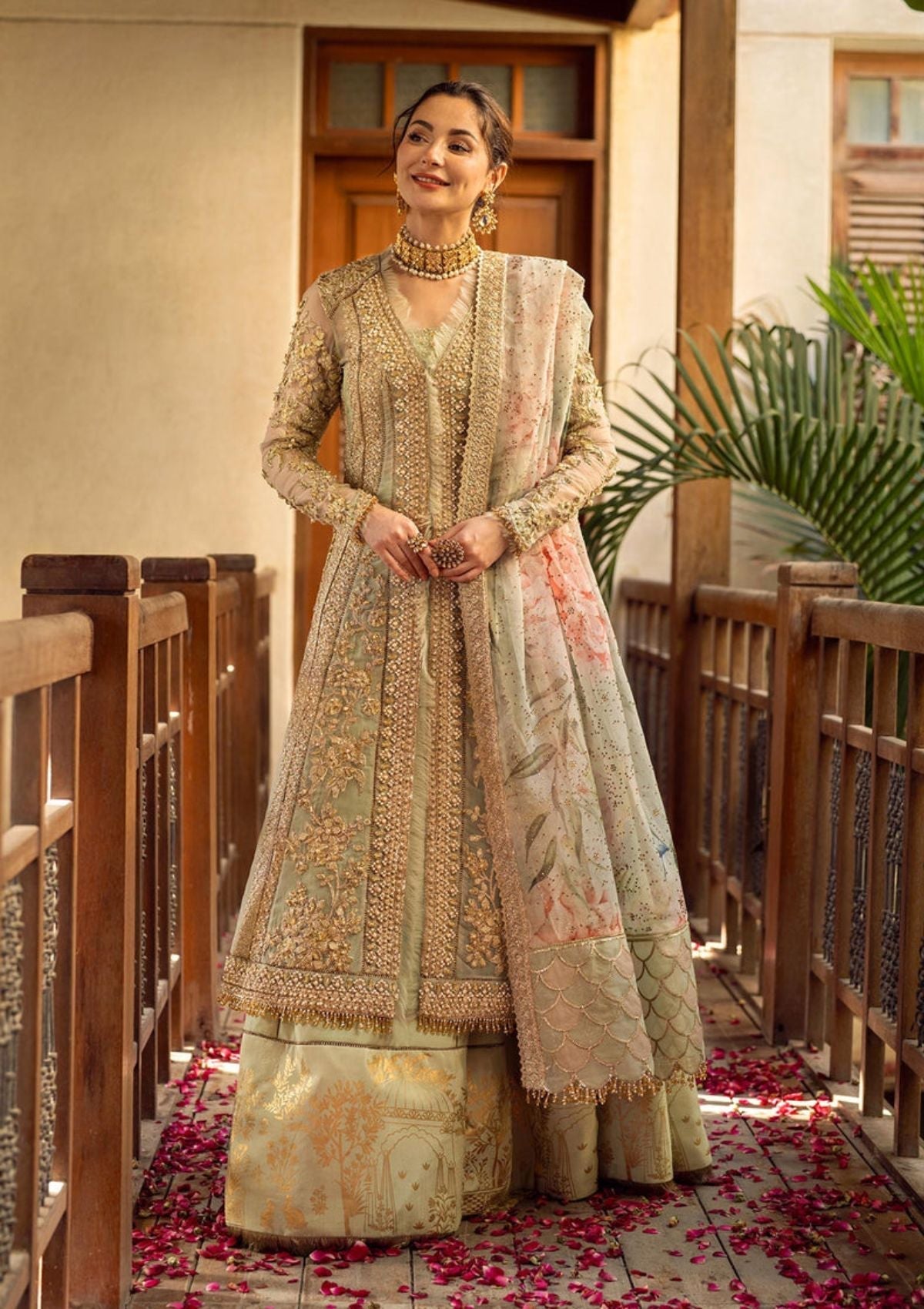 Formal Dress - Crimson - Wedding - CRW#3 available at Saleem Fabrics Traditions