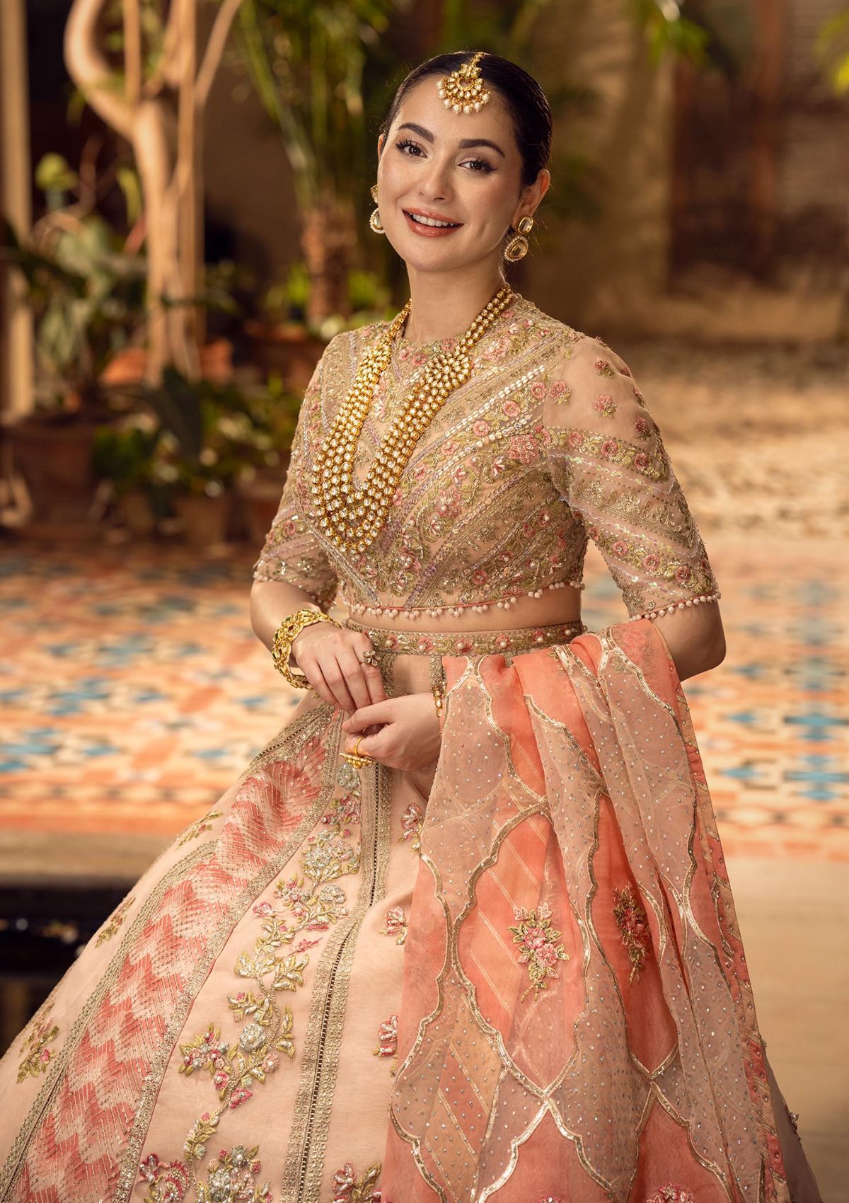 Formal Dress - Crimson - Wedding - CRW#5 available at Saleem Fabrics Traditions