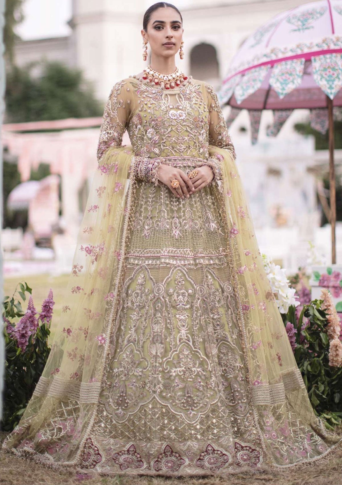 Formal Dress  - Elaf - Veer Di Wedding - Luxury Bridal - EVW#03 (Mumtaz) available at Saleem Fabrics Traditions
