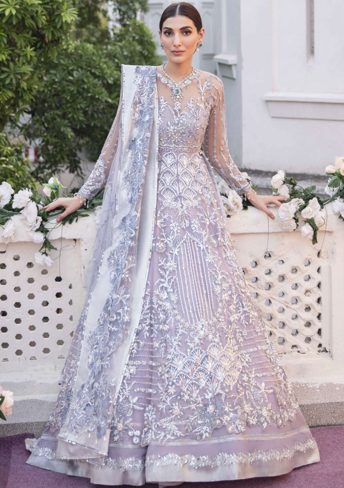 Formal Dress  - Elaf - Veer Di Wedding - Luxury Bridal - EVW#04 (Zeenat) available at Saleem Fabrics Traditions