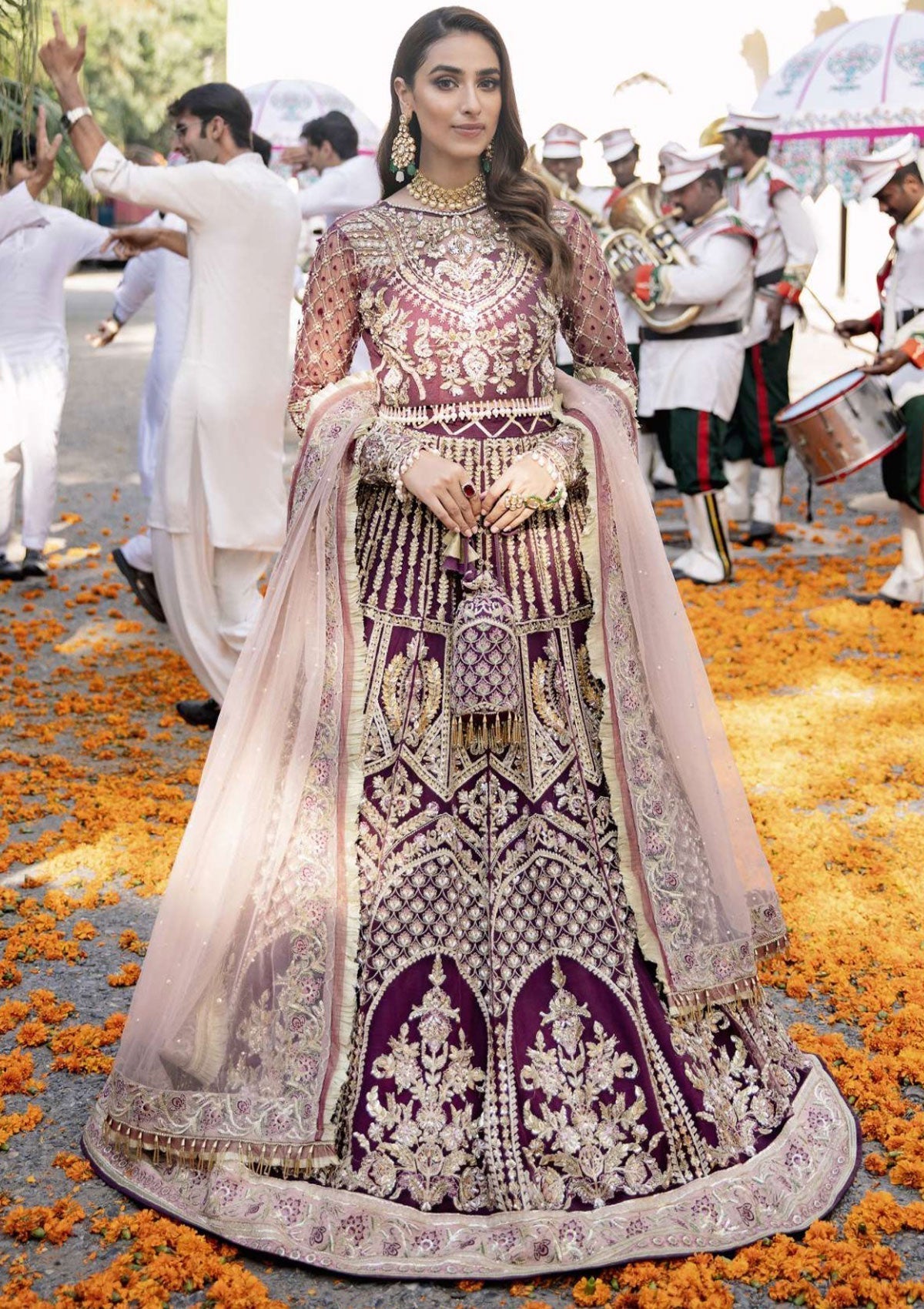 Formal Dress  - Elaf - Veer Di Wedding - Luxury Bridal - EVW#06 (Noor Jahan) available at Saleem Fabrics Traditions