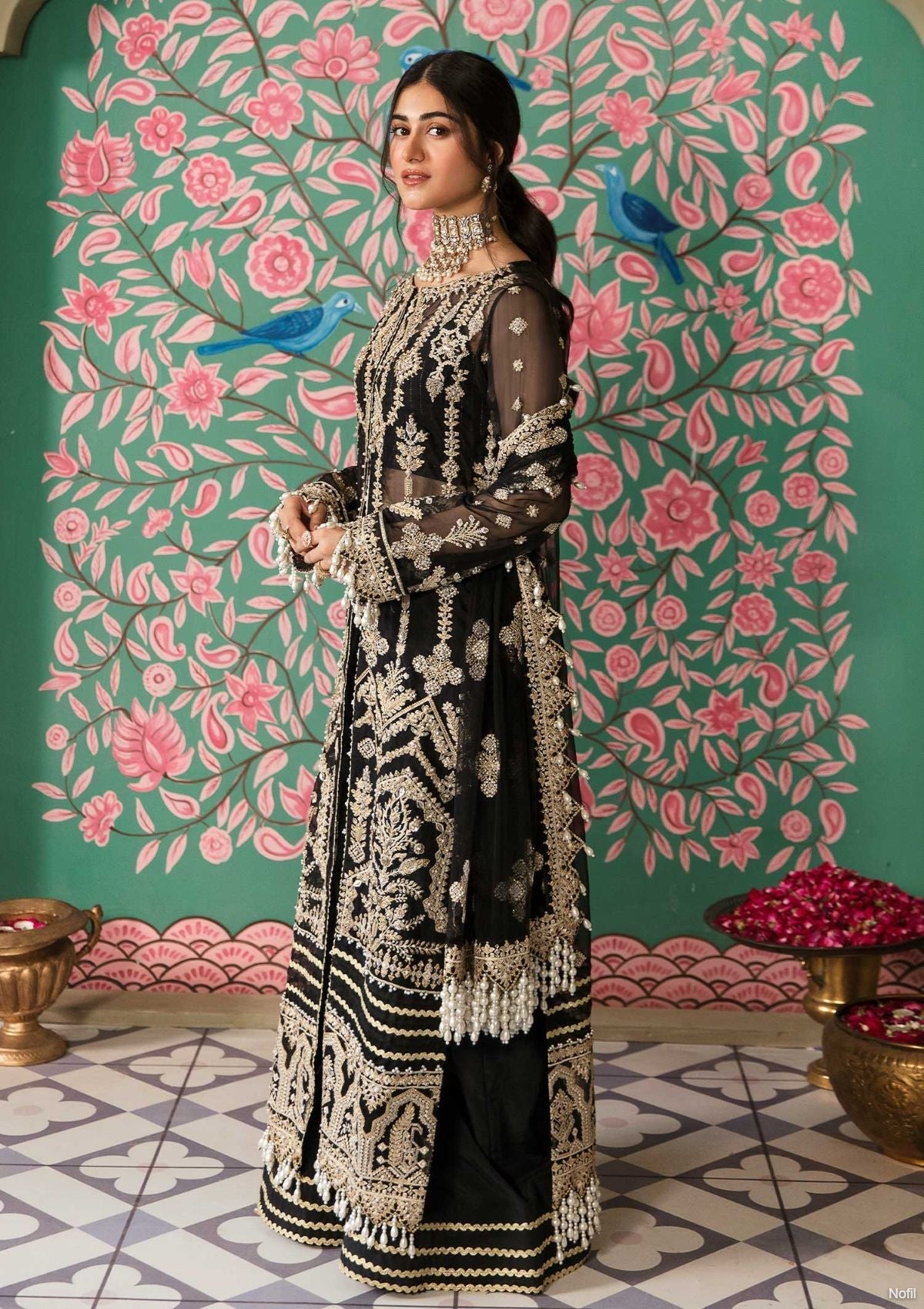 Formal Dress - Eleshia - Zarin - KABEERA available at Saleem Fabrics Traditions