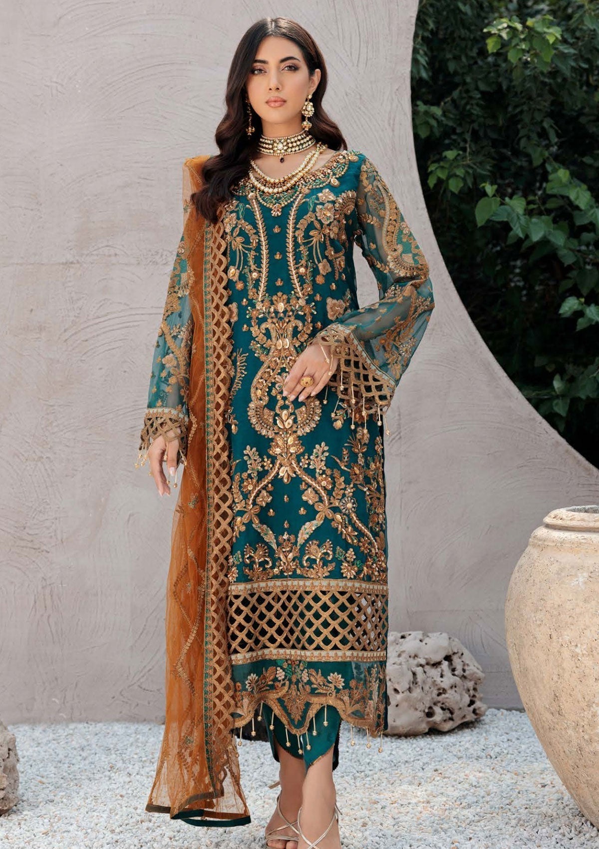 Formal Dress - Emaan Adeel - Belle Robe - BL#506 available at Saleem Fabrics Traditions