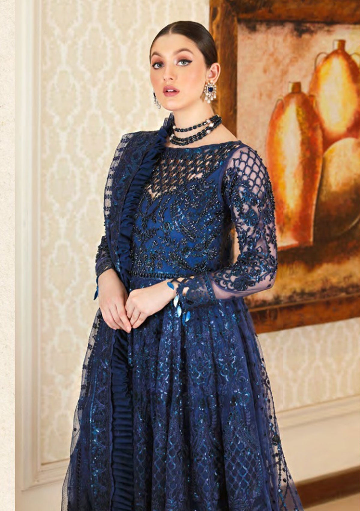 Formal Dress - Emaan Adeel - Mahermah - V03 - MB#304 available at Saleem Fabrics Traditions