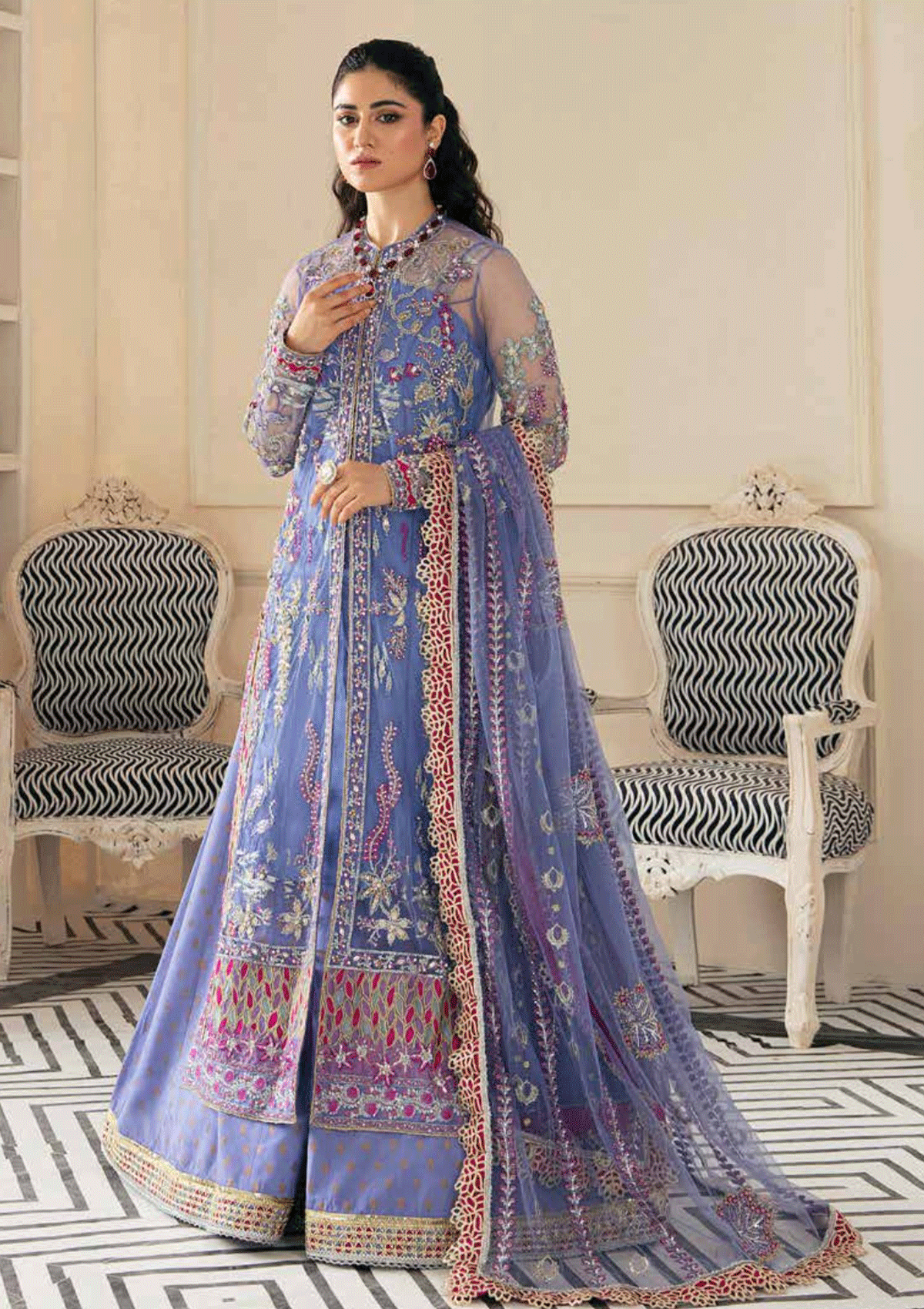 Formal Dress - Ezra - Wedding - EZR#2 - Afrozeh available at Saleem Fabrics Traditions