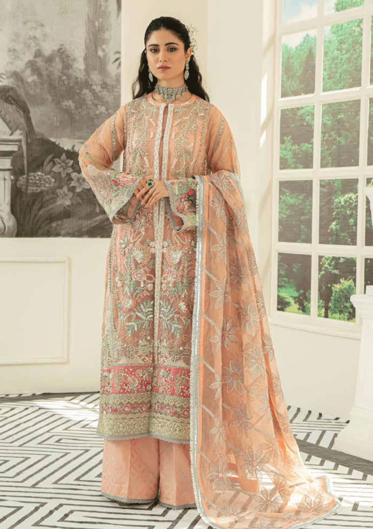 Formal Dress - Ezra - Wedding - EZR#3 - Noor available at Saleem Fabrics Traditions
