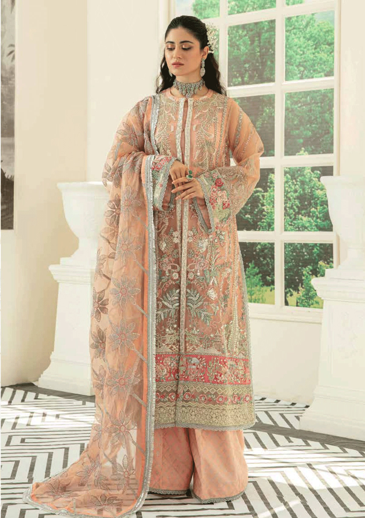 Formal Dress - Ezra - Wedding - EZR#3 - Noor available at Saleem Fabrics Traditions