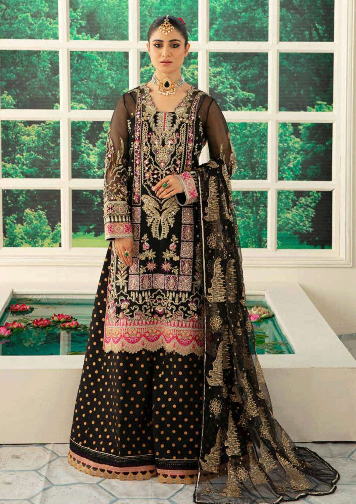 Formal Dress - Ezra - Wedding - EZR#5 - Marjaan available at Saleem Fabrics Traditions