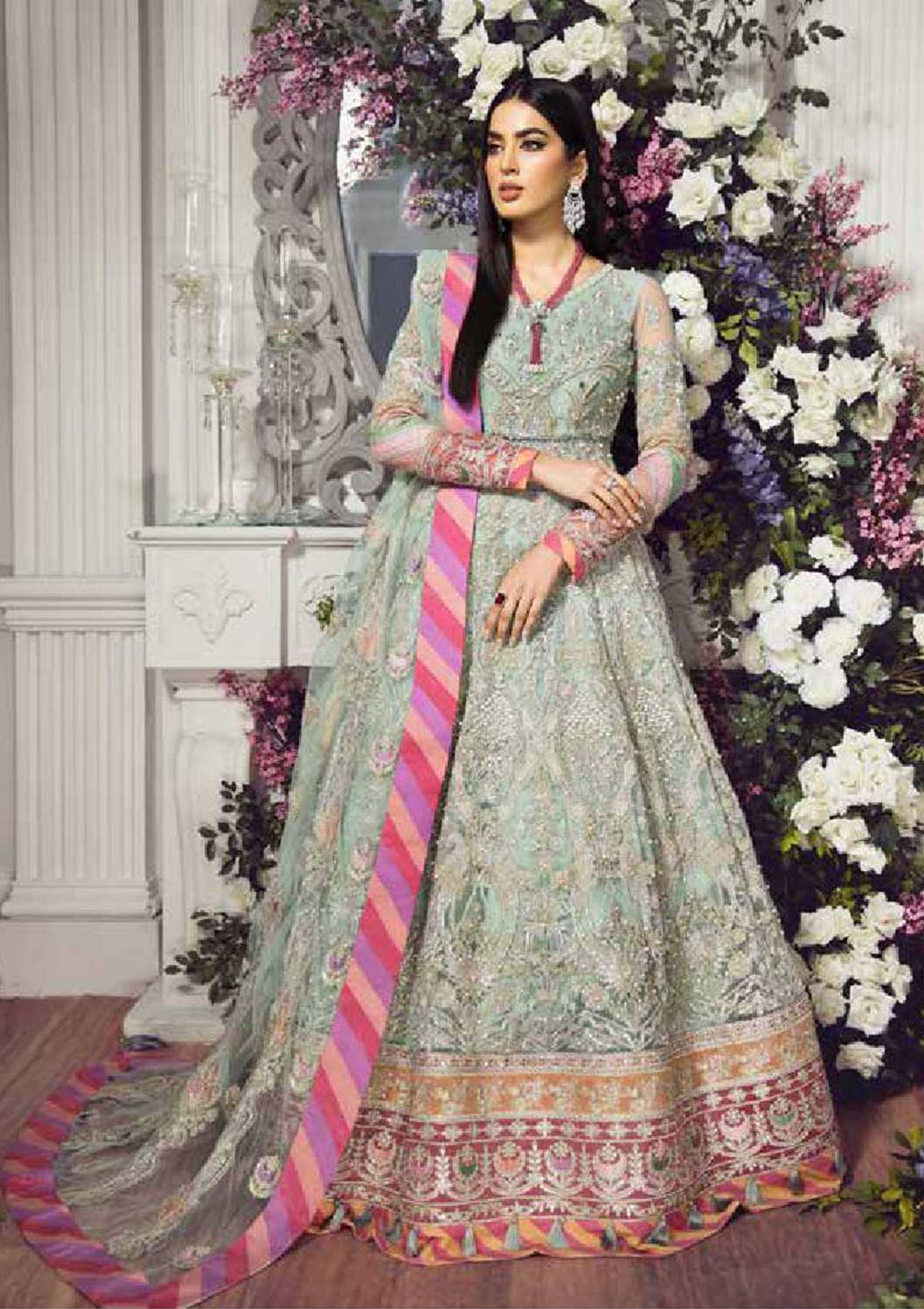 Formal Dress - Ezra - Wedding - Jasmine - EZ#07 available at Saleem Fabrics Traditions