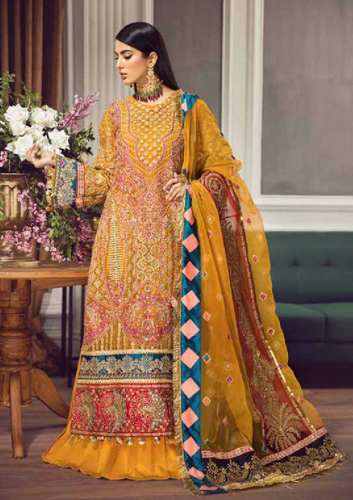 Formal Dress - Ezra - Wedding - Meena - EZ#02 available at Saleem Fabrics Traditions