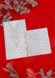 Formal Dress - Fancy Chiffon Emb - 2 Pcs - D#104016 (White) available at Saleem Fabrics Traditions