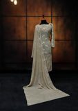 Formal Dress - Fancy Chiffon Emb - 2 Pcs - D#104340 (L Mouse) available at Saleem Fabrics Traditions