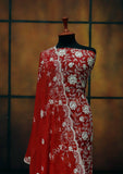 Formal Dress - Fancy Chiffon Emb - 2 Pcs - D#104415 (Red) available at Saleem Fabrics Traditions