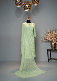 Formal Dress - Fancy Chiffon Emb - 2 Pcs - D#104469 (P Green) available at Saleem Fabrics Traditions