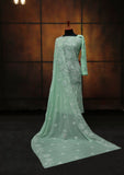 Formal Dress - Fancy Chiffon Emb - 2 Pcs - D#104480 (Ferozi) available at Saleem Fabrics Traditions