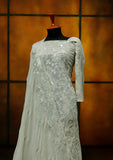 Formal Dress - Fancy Chiffon Emb - 2 Pcs - D#104480 (L Mehndi) available at Saleem Fabrics Traditions