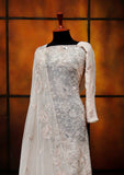 Formal Dress - Fancy Chiffon Emb - 2 Pcs - D#104480 (Peach) available at Saleem Fabrics Traditions