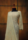 Formal Dress - Fancy Chiffon Emb - 2 Pcs - D#104482 (Golden) available at Saleem Fabrics Traditions