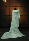 Formal Dress - Fancy Chiffon Emb - 2 Pcs - D#104492 (P Green) available at Saleem Fabrics Traditions
