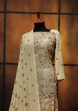 Formal Dress - Fancy Chiffon Emb - 2 Pcs - D#104493 (Golden) available at Saleem Fabrics Traditions