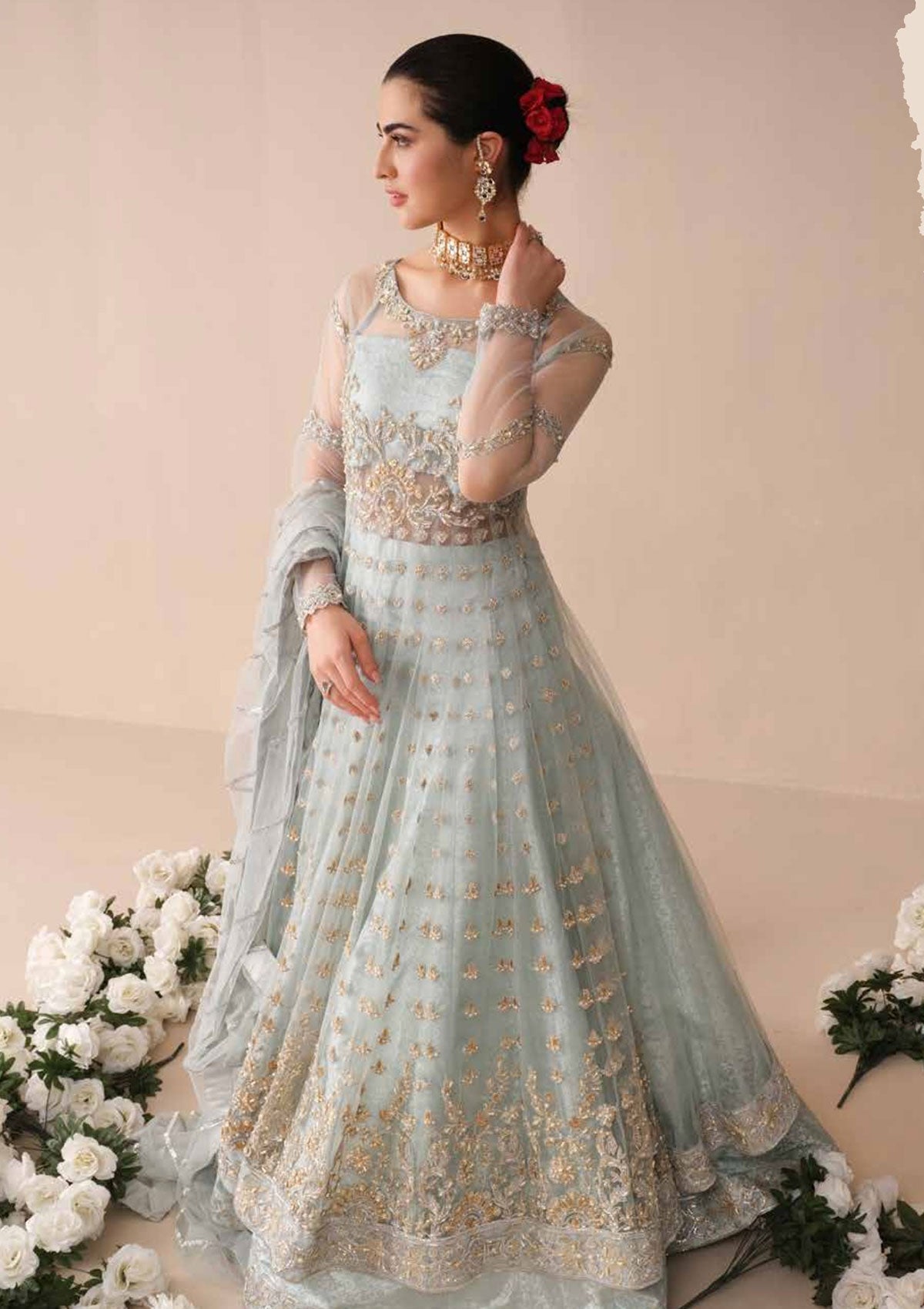 Formal Dress - Freesia - Noor Jahan - Saha - FFM#12 available at Saleem Fabrics Traditions