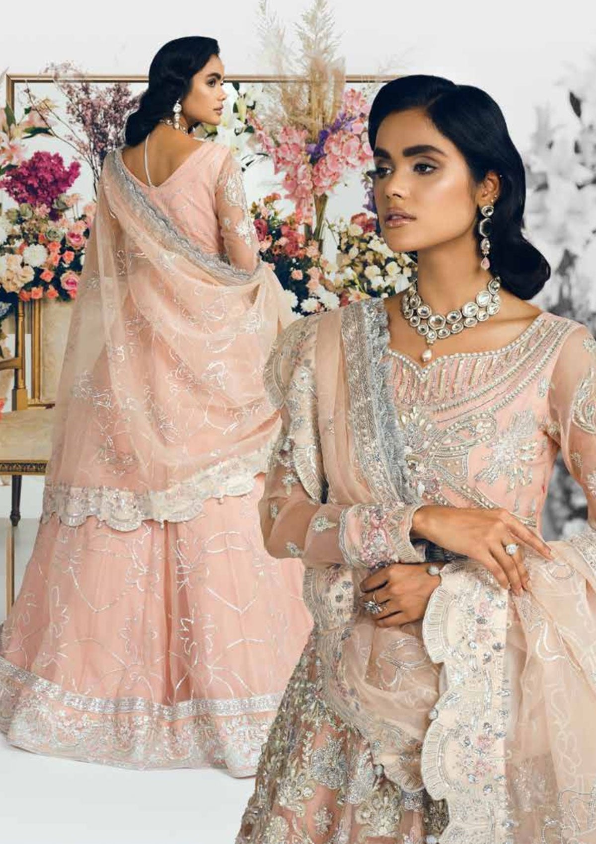 Formal Dress - Freesia - Tresor - Bridal - MBM#0036 (MILICA) available at Saleem Fabrics Traditions