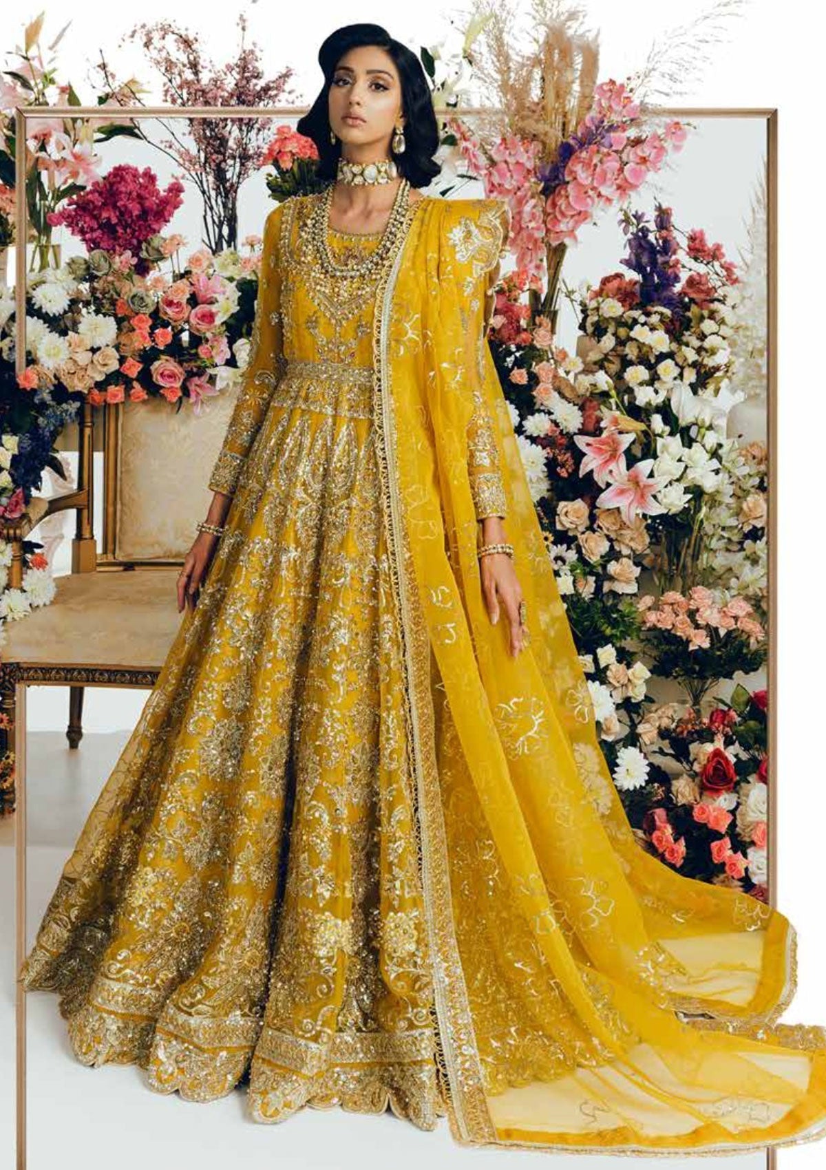 Formal Dress - Freesia - Tresor - Bridal - MBM#0037 (SOPHIA) available at Saleem Fabrics Traditions