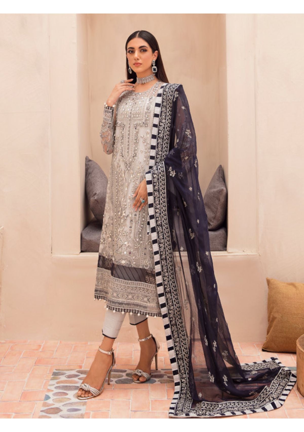 Formal Dress - Gulaal - Eid - Luxury - Unstitched - Aarah - EU#2 available at Saleem Fabrics Traditions