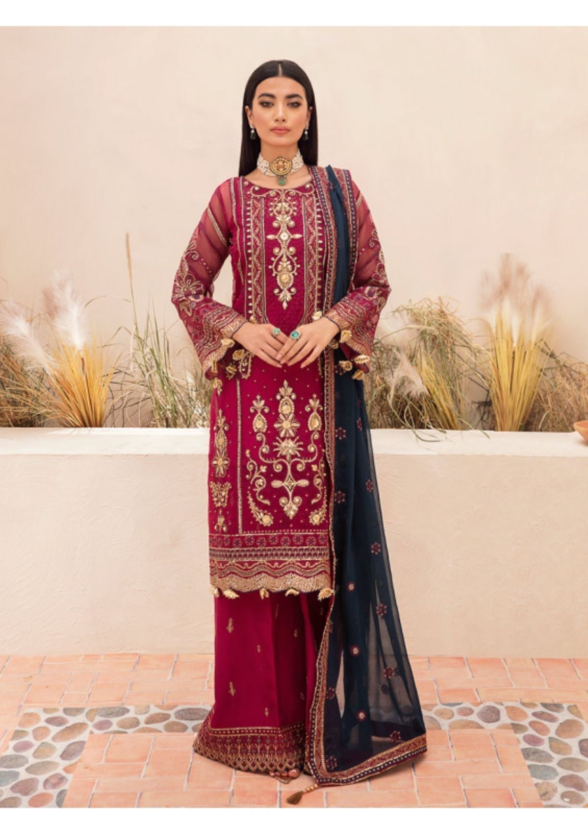 Formal Dress - Gulaal - Eid - Luxury - Unstitched - Reem - EU#8 available at Saleem Fabrics Traditions