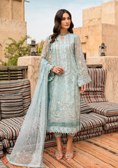 Formal Dress - Gulaal - Embroidered - Chiffon - Asmarah - GEC#5 available at Saleem Fabrics Traditions