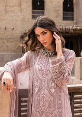 Formal Dress - Gulaal - Embroidered - Chiffon - Malaikah - GEC#2 available at Saleem Fabrics Traditions