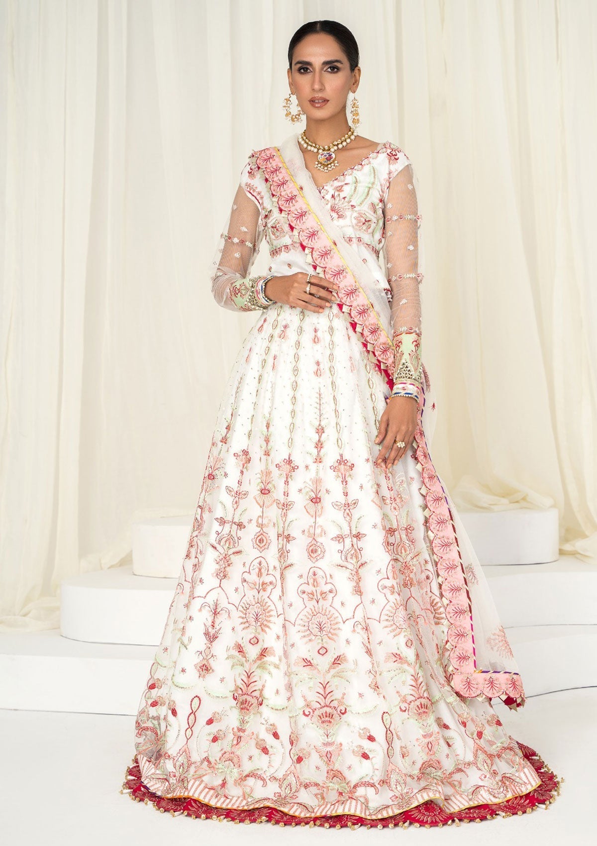 Formal Dress - Hada - Ahdia - D#01 (Mah e Noor) available at Saleem Fabrics Traditions
