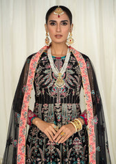 Formal Dress - Hada - Ahdia - D#07 (Aswad) available at Saleem Fabrics Traditions