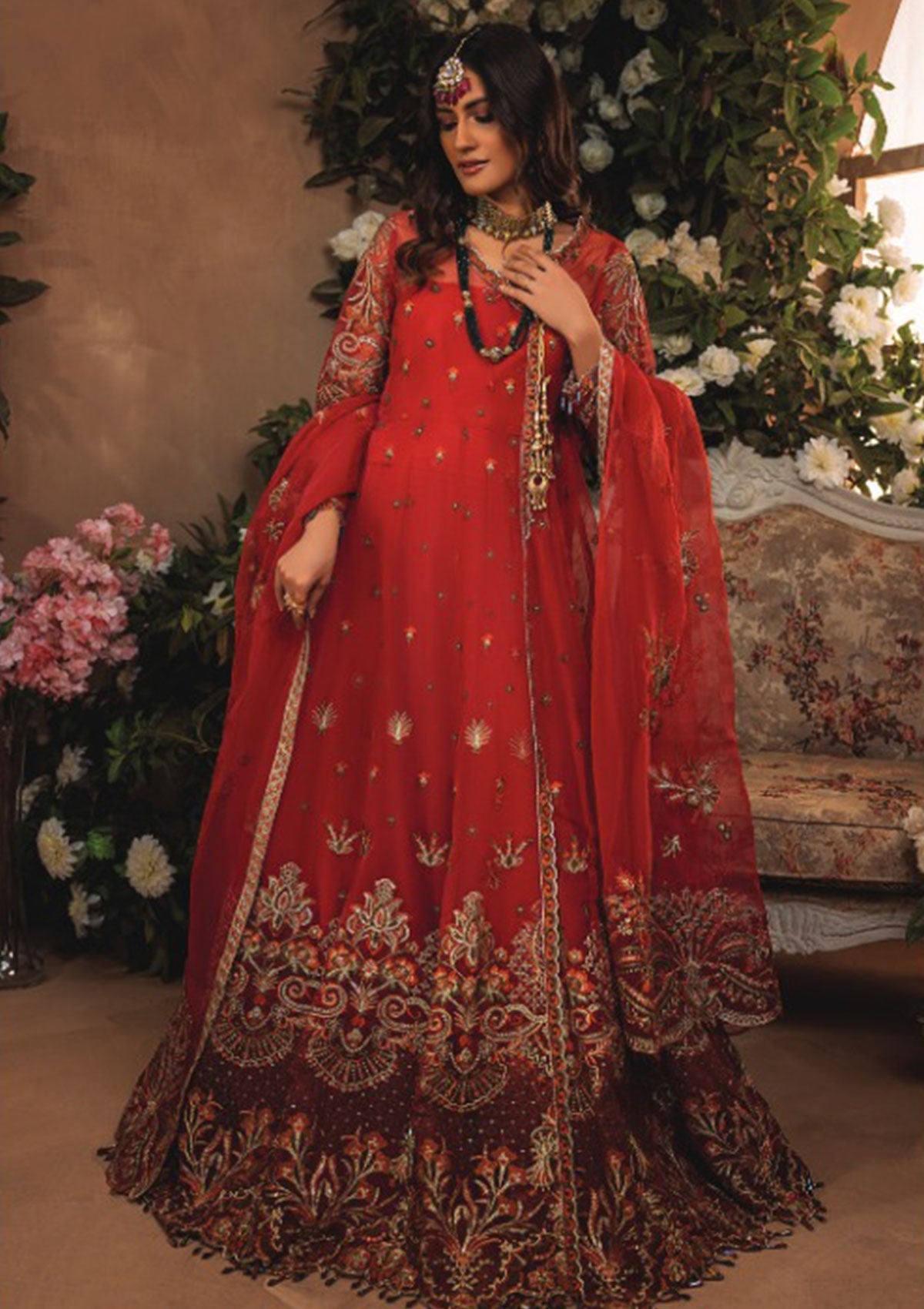 Formal Dress - Humdum - Gardenia - Luxury - G#004 available at Saleem Fabrics Traditions