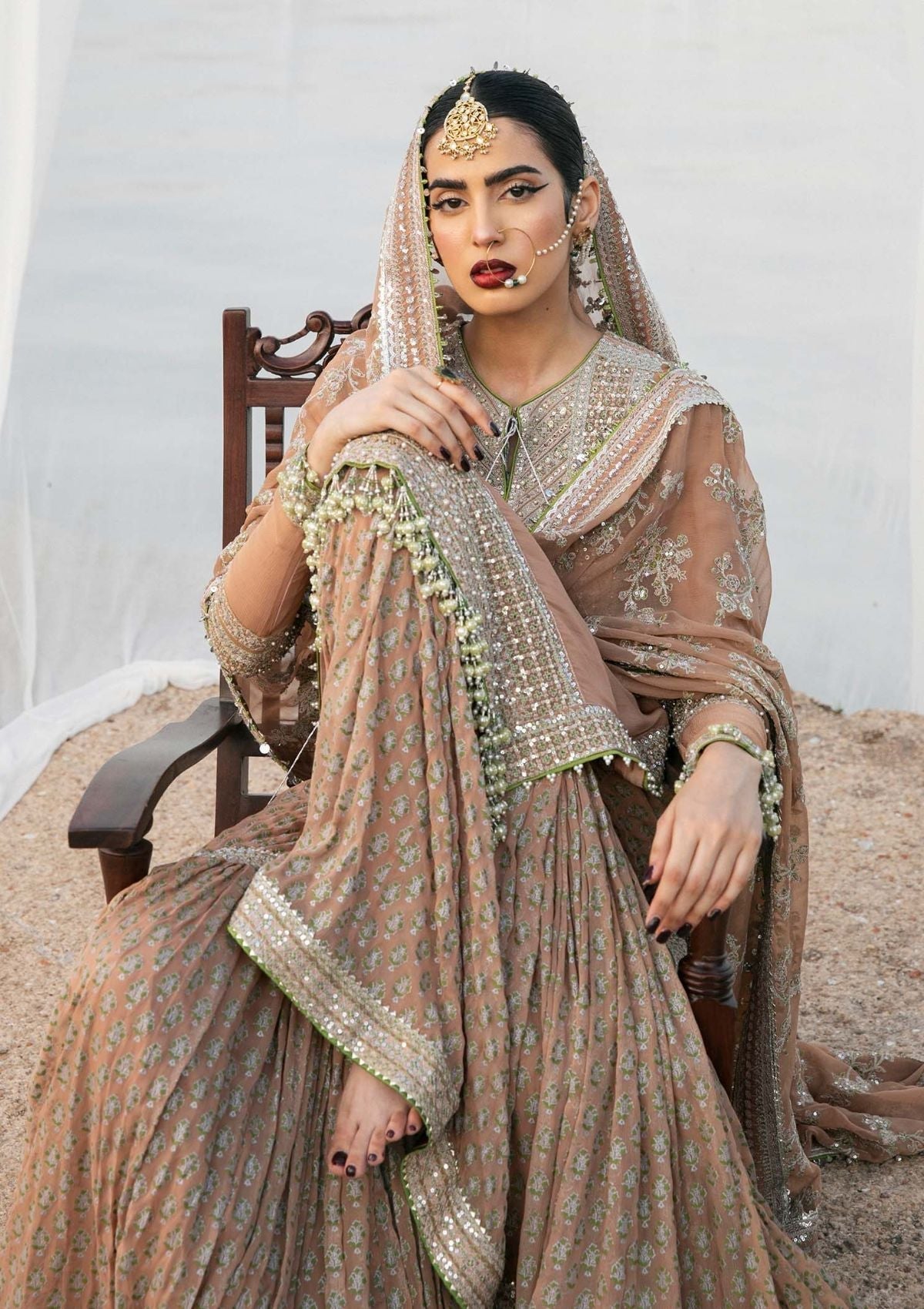 Formal Dress - Hussain Rehar - Paar - Aabroo available at Saleem Fabrics Traditions