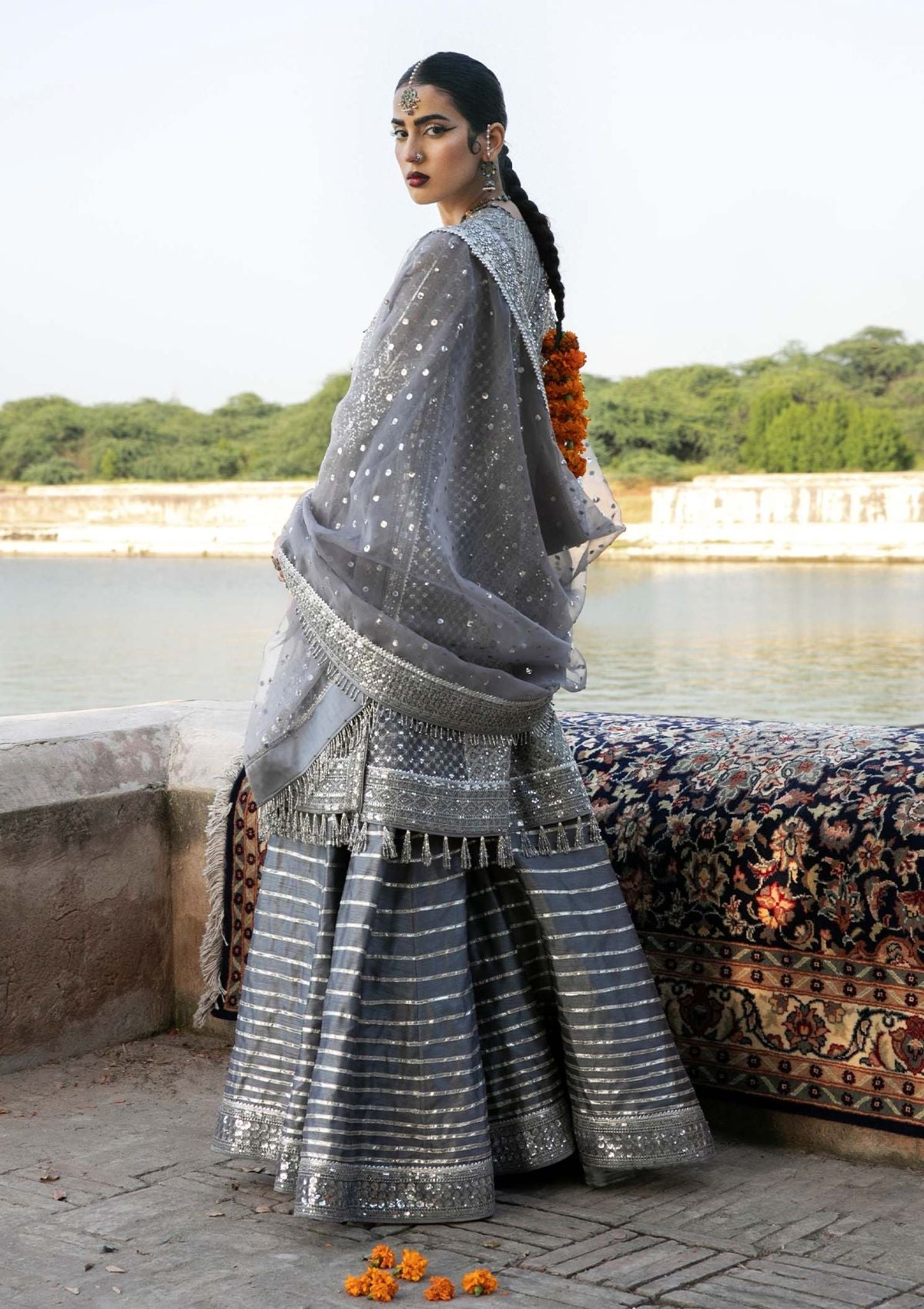 Formal Dress - Hussain Rehar - Paar - Mashal available at Saleem Fabrics Traditions
