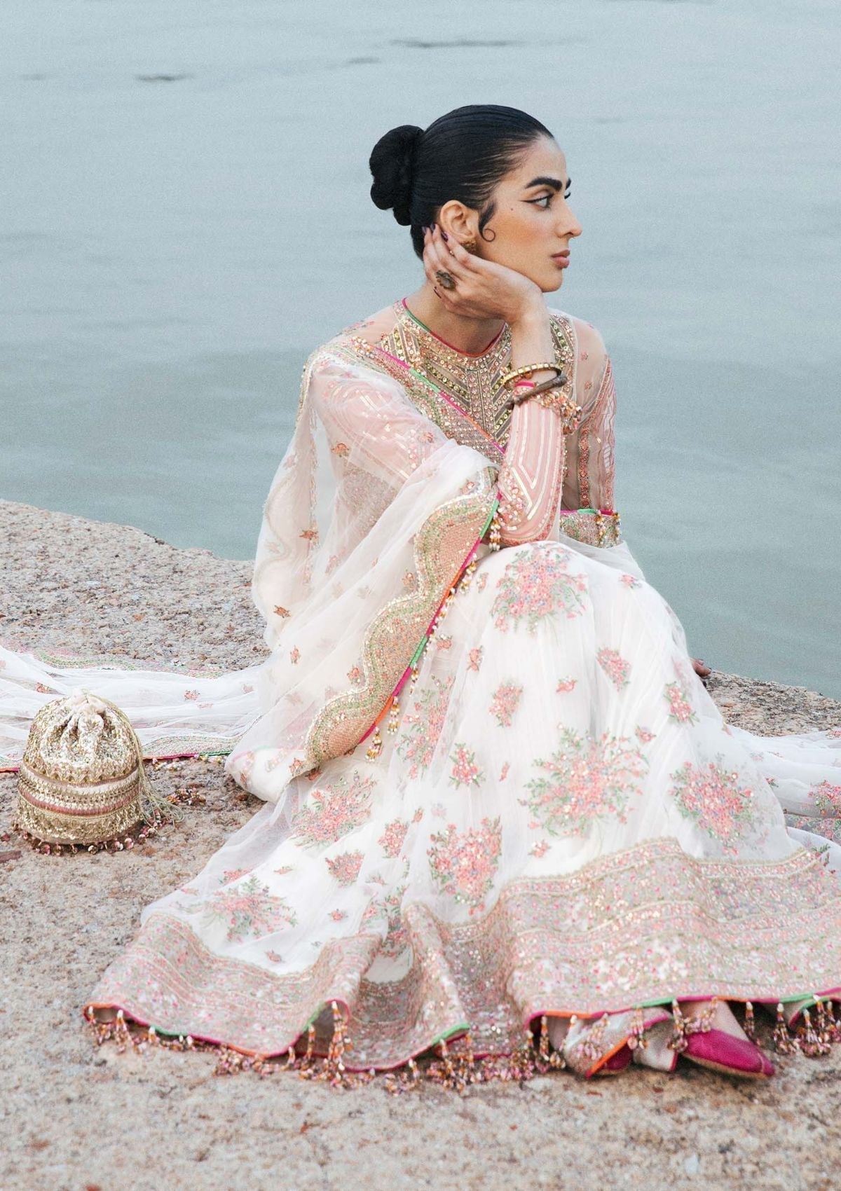 Formal Dress - Hussain Rehar - Paar - Raya available at Saleem Fabrics Traditions